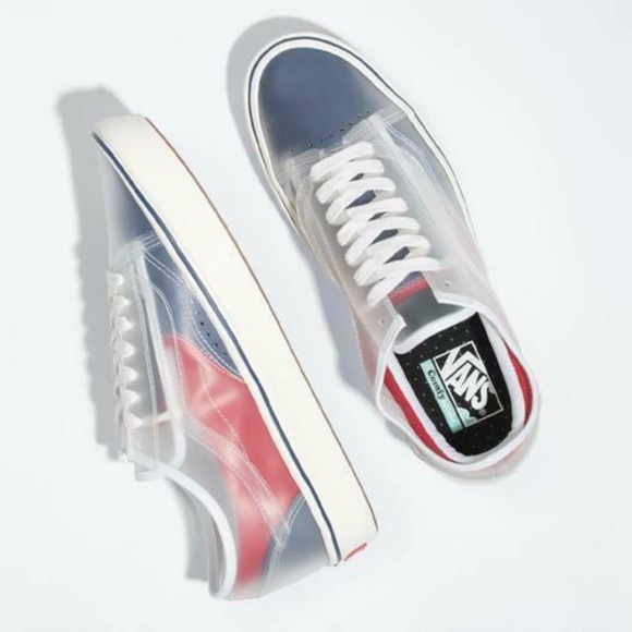 clear vans shoes